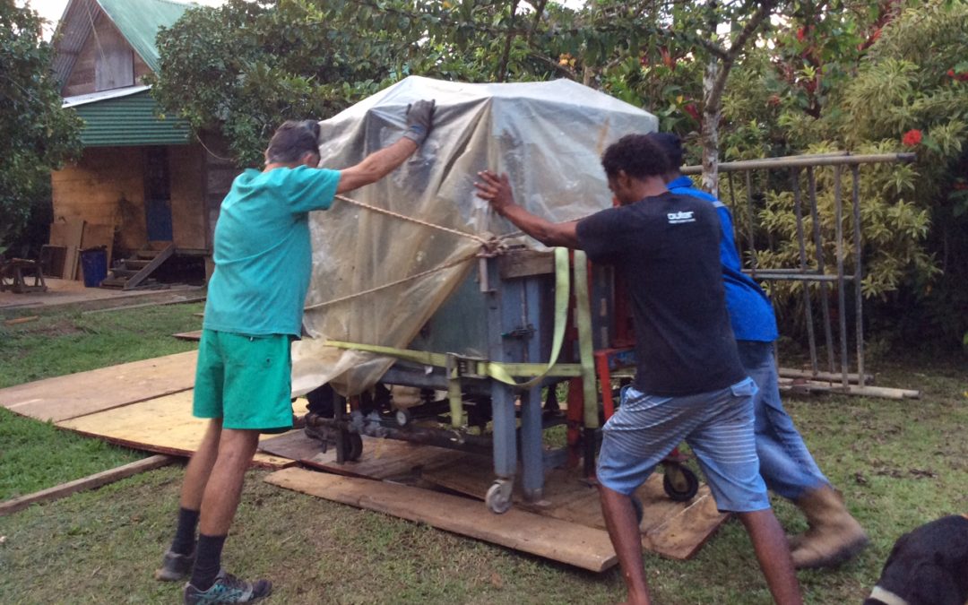 Adam’s Gas Kiln Arrives